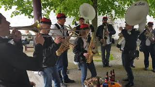 Premier Tour Sainte Rolende Gerpinnes dimanche 12 mai 2019 10 Sortie du corps doffice avec lHRSM [upl. by Sissel]