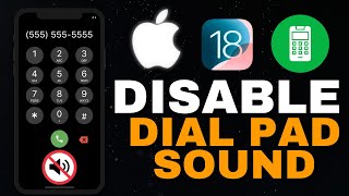 iOS18 How To DisableMute Dial Pad Sound on iPhone [upl. by Enylcaj]