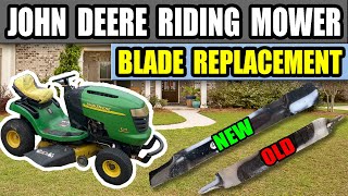 Riding Mower Blade Replacement [upl. by Adiene329]