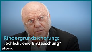 Ulrich Schneider Der Paritätische zur Kindergrundsicherung der AmpelKoalition [upl. by Ennasor]