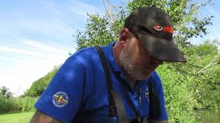 POLE FISHING FOR BREAM ON BLACK LAKE COTTINGTON LAKES KENT [upl. by Allayne]