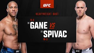 UFC Fight Night Gane vs Spivak Highlights [upl. by Cadmar]