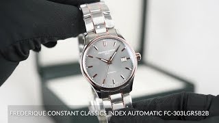 Frederique Constant Classics Index Automatic FC303LGR5B2B [upl. by Lam102]