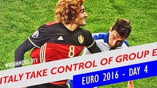 Italy Take Control Of Group E  Italy 20 Belgium Ireland 11 Sweden  Euro 2016 DAY 4 [upl. by Ahsotan136]