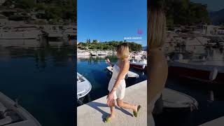 📍Croatia Summer Trip travel croatia beach island dubrovnik shortsvideo [upl. by Adiell]