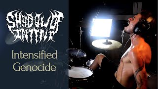 Shadow of Intent  Intensified Genocide  drum cover [upl. by Allicerp]