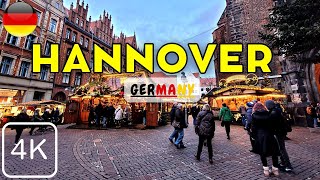 Walking Tour of Hannover Germany 🇩🇪  4K UHD [upl. by Llennod695]