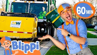 Blippi Explores Garbage Trucks Excavators and More  Vehicles For Kids  Educational Videos [upl. by Walrath]