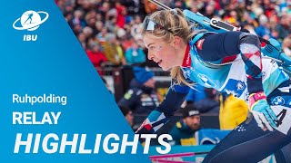 World Cup 2223 Ruhpolding Women Relay Highlights [upl. by Flint515]