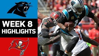 Panthers vs Buccaneers  NFL Week 8 Game Highlights [upl. by Oraneg234]