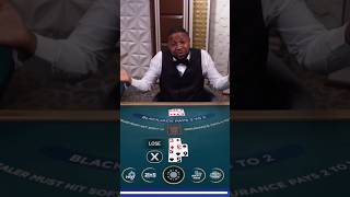 Playing Blackjack Goes Wrong  Blackjack Dealer Can’t Believe What 2 Blackjack Players Did shorts [upl. by Yeaton101]