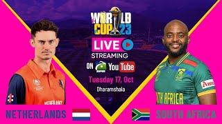 🔴ICC World Cup 2023  Live Score  South Africa vs Netherlands  15th Match  SA vs NED 17 OCT 2023 [upl. by Auvil]