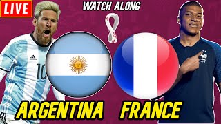 ARGENTINA VS FRANCE Full MATCH WATCH ALONG FIFA WORLD CUP Final 33 France vs Argentina Fan Reaction [upl. by Harolda]