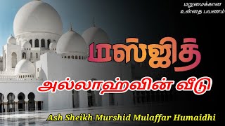 Ash Sheikh Murshid Mulaffar Humaidhi  Tamil Bayan  Masjid [upl. by Yrolam]