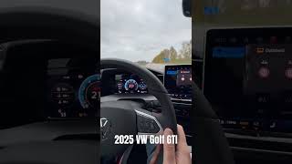 volkswagen GOLF GTI NEW 2025 on AUTOBAHN [upl. by Trik297]