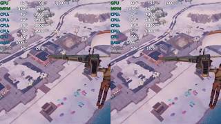 AMD Athlon 3000G Stock vs Overclocked  Fortnite [upl. by Alimac775]