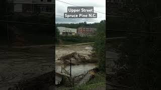 Insane Flooding Spruce Pine  North Carolina sprucepine flooding wncflooding [upl. by Petula]