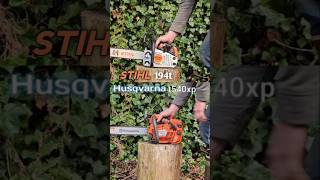 Witch One Sounds Better Stihl 194t vs Husqvarna t540xp [upl. by Ednihek488]