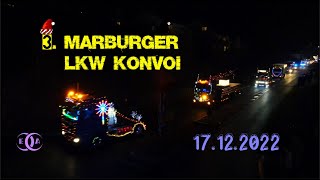 3Weihnachts Konvoi 2022 Marburg Aufnahme mit Drohne EA [upl. by Mudenihc]