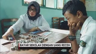 Inspiring Pakai Uang Receh Siswa Ini Bayar Seragam Sekolah [upl. by Shirah]