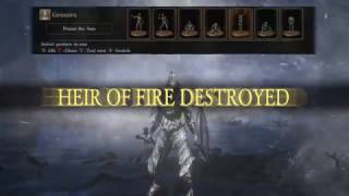 DARK SOULS III  Darkeater Midir Fight Extra Cheese [upl. by Eanej]