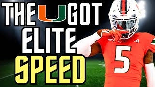 Ny Carr BLAZING Fast NASTY Route Runner  4⭐️ Miami Hurricanes Wide Receiver Recruit  Highlights [upl. by Nrubloc809]