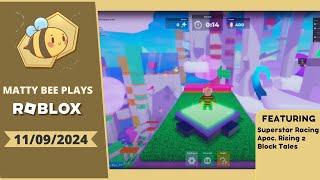 MattyBee PLAYING ROBLOX WITH VIEWERS VOD  11092024 [upl. by Pozzy]