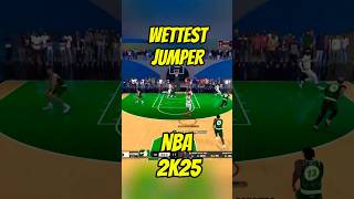 WETTEST JUMPER IN NBA 2K25 PerimeterShotCreator PointGuard 2KJumper HitThatLikeButton Rec Rise [upl. by Aulea]