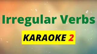 Learn Irregular Verbs from ‘feel’ to ‘feed’ – lesson 2  Irregular verbs Karaoke song [upl. by Ggerk]