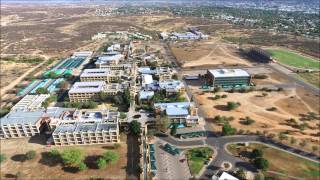 University of Namibia Aerial view UNAM [upl. by Sotsirhc]