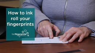 Watch as FastFingerprints demonstrates how to roll your fingerprints [upl. by Amato]