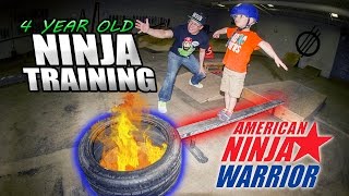 RYDEN 4 YEAR OLD NINJA WARRIOR [upl. by Horowitz]