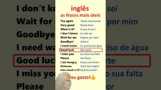 Inglês Aprenda frases mais úteis em inglês para principiantes [upl. by Asikal506]