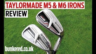 FIRST REVIEW TaylorMade M5 amp M6 irons [upl. by Aivek]