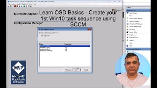 Learn OSD Basics  Create Windows 10 task sequence using SCCM [upl. by Ikcin]