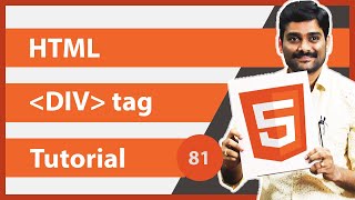 HTML DIV tag  HTML Tutorial 81 🚀 [upl. by Shurwood523]