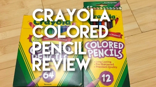 Crayola Colored Pencil Review by Fan Request [upl. by Borreri832]