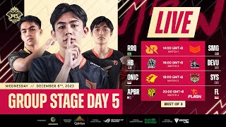 LIVE  IKALIMANG ARAW  M5 World Championship Group Stage  PH [upl. by Vange]