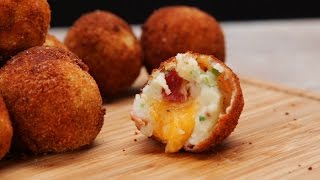 Loaded Cheese Stuffed Mashed Potato Balls [upl. by Ordnasil]