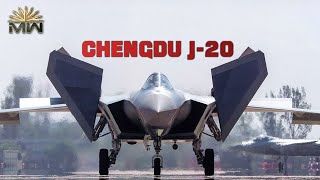 Chengdu J20 Chinese First 5th Generation Stealth Fighter Aircraft [upl. by Danuloff]