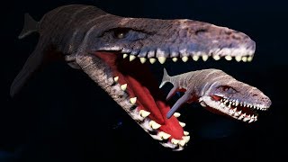 ATTACK of the KILLER MOSASAURUS  Feed and Grow Fish Gameplay [upl. by Sexela]