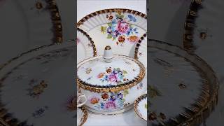 Royal Albert rose cottage collection luxury arival dinnersets royalalbert crockery [upl. by Aiouqahs]