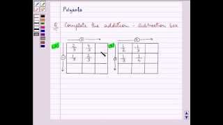 Example Sum and Difference of Fraction [upl. by Aikemahs]