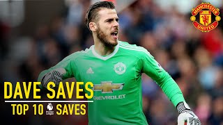 David De Geas Top 10 Premier League Saves  Dave Saves  Manchester United [upl. by Eehc]