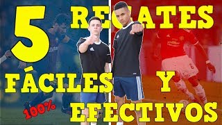 ¡Los 5 Regates más Fáciles y Efectivos para Fútbol Sala [upl. by Annayoj]