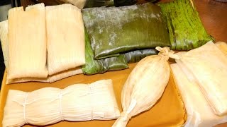 Tamales enbueltos de 5 formas diferentes y como coserlos [upl. by Pepito884]