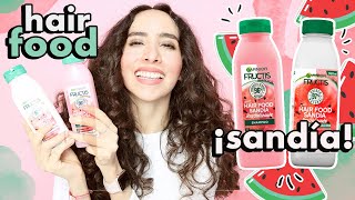 RESEÑA GARNIER HAIR FOOD SANDÍA 🍉 attalia dasbel [upl. by Waite]