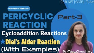 cycloaddition reactionsDiels alder reaction with examplesstereochemistry amp MO diagram [upl. by Dinan]