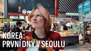 KOREA A PRVNÍ DNY V SEOULU 🥟  CESTOVATELSKÝ VLOG [upl. by Eitsym590]