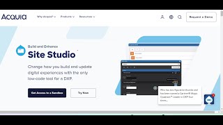 Install Acquia Site Studio Acquia Cohesion and Site Studio minimal theme  D4Drupal [upl. by Eerrehs]